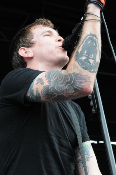 Against Me! on the Highway 1 Stage, Warped Tour, Verizon Wireless Amphithea
