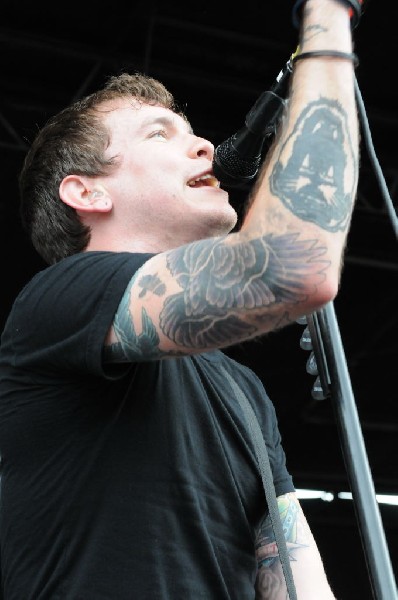 Against Me! on the Highway 1 Stage, Warped Tour, Verizon Wireless Amphithea