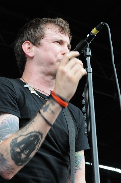 Against Me! on the Highway 1 Stage, Warped Tour, Verizon Wireless Amphithea