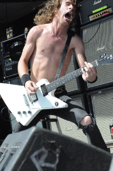 Airbourne at the Mayhem Festival Verizon Wireless Amphitheater