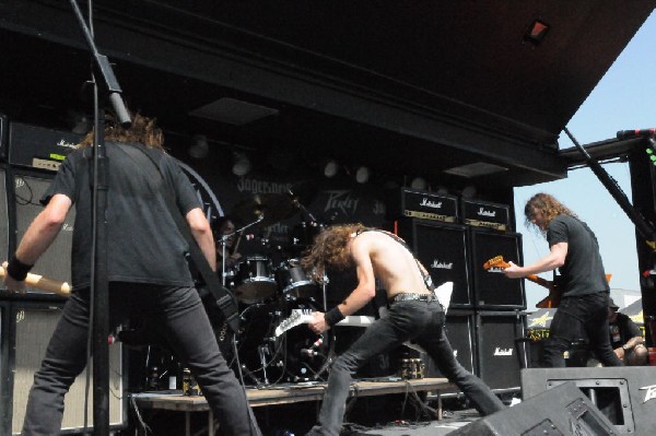 Airbourne at the Mayhem Festival Verizon Wireless Amphitheater