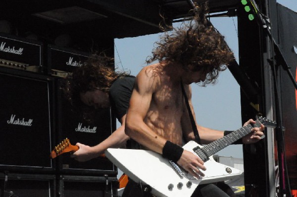 Airbourne at the Mayhem Festival Verizon Wireless Amphitheater