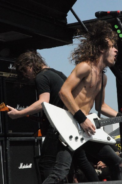 Airbourne at the Mayhem Festival Verizon Wireless Amphitheater