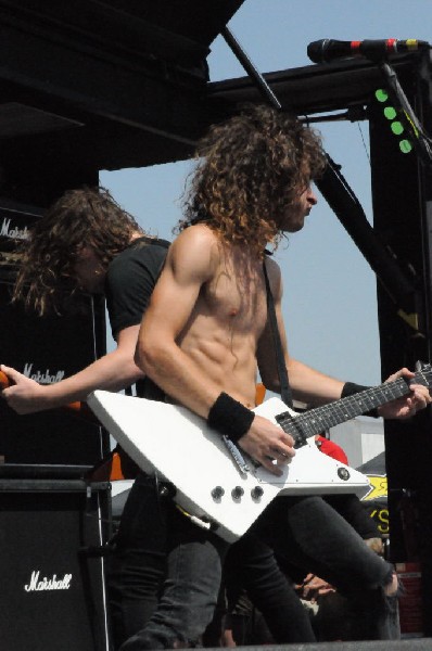 Airbourne at the Mayhem Festival Verizon Wireless Amphitheater