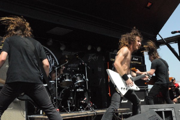 Airbourne at the Mayhem Festival Verizon Wireless Amphitheater