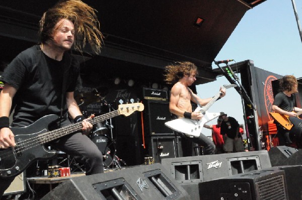 Airbourne at the Mayhem Festival Verizon Wireless Amphitheater