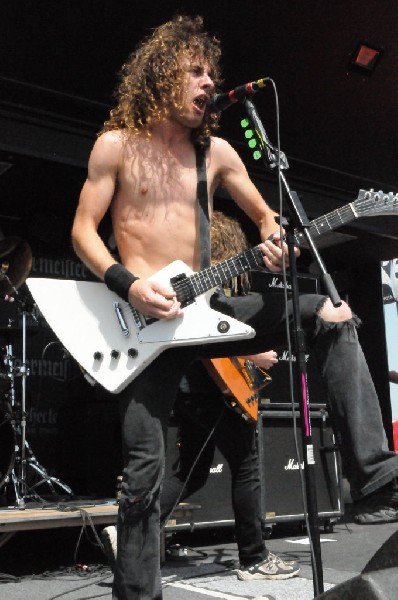 Airbourne at the Mayhem Festival Verizon Wireless Amphitheater