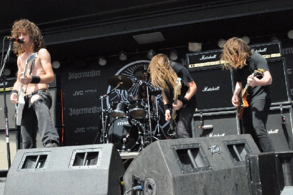Airbourne at the Mayhem Festival Verizon Wireless Amphitheater