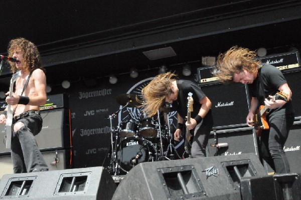 Airbourne at the Mayhem Festival Verizon Wireless Amphitheater