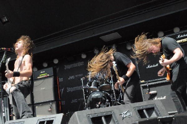 Airbourne at the Mayhem Festival Verizon Wireless Amphitheater