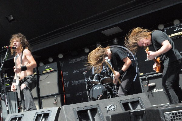 Airbourne at the Mayhem Festival Verizon Wireless Amphitheater
