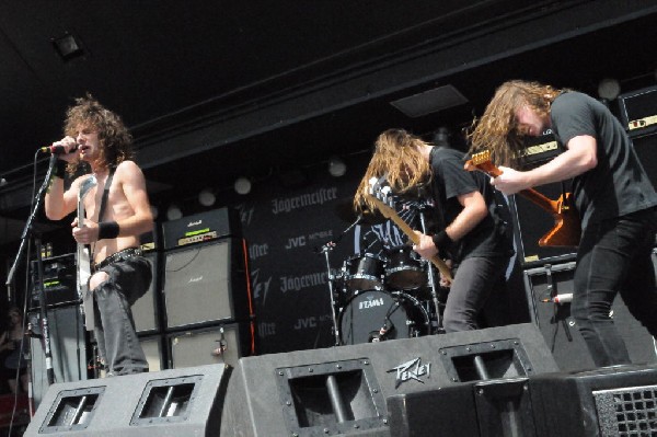 Airbourne at the Mayhem Festival Verizon Wireless Amphitheater