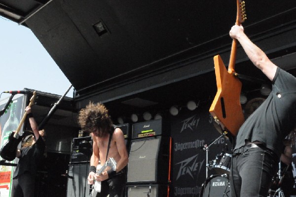 Airbourne at the Mayhem Festival Verizon Wireless Amphitheater