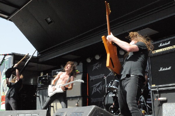 Airbourne at the Mayhem Festival Verizon Wireless Amphitheater