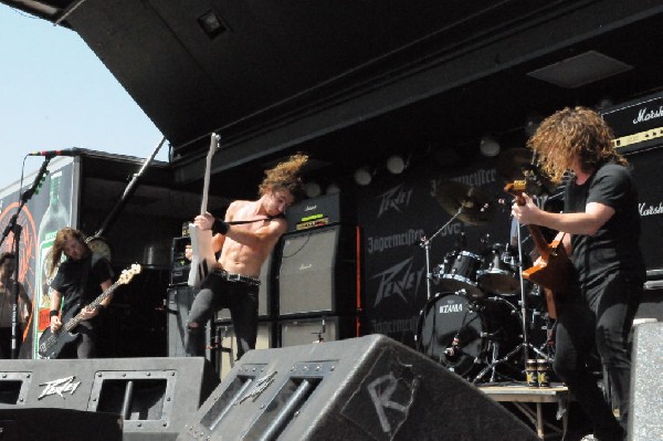 Airbourne at the Mayhem Festival Verizon Wireless Amphitheater