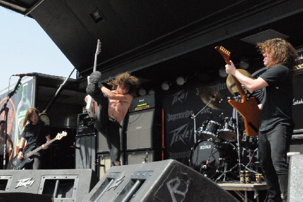 Airbourne at the Mayhem Festival Verizon Wireless Amphitheater