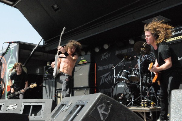 Airbourne at the Mayhem Festival Verizon Wireless Amphitheater