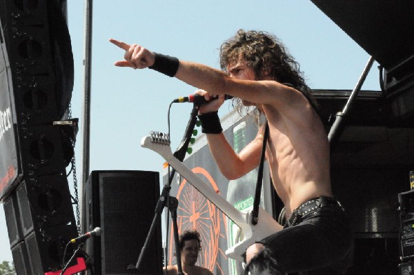 Airbourne at the Mayhem Festival Verizon Wireless Amphitheater