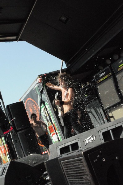 Airbourne at the Mayhem Festival Verizon Wireless Amphitheater