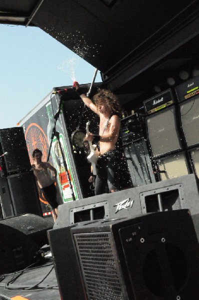 Airbourne at the Mayhem Festival Verizon Wireless Amphitheater