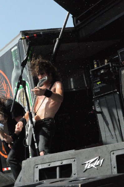 Airbourne at the Mayhem Festival Verizon Wireless Amphitheater