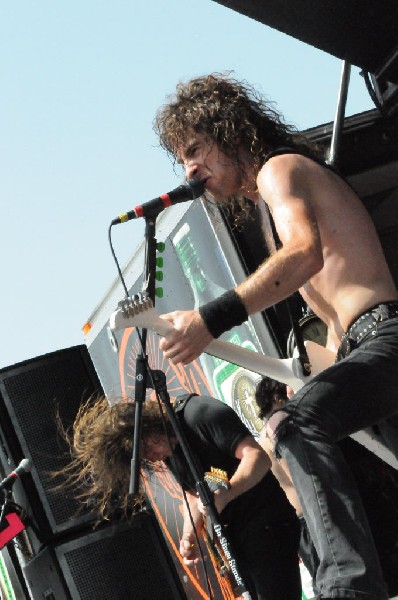 Airbourne at the Mayhem Festival Verizon Wireless Amphitheater