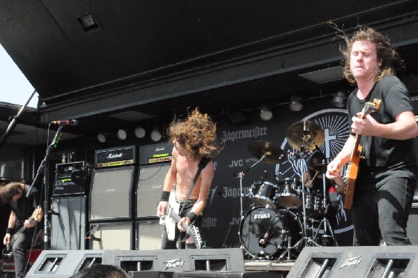 Airbourne at the Mayhem Festival Verizon Wireless Amphitheater