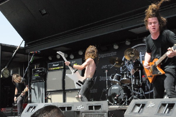 Airbourne at the Mayhem Festival Verizon Wireless Amphitheater