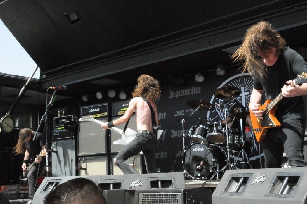 Airbourne at the Mayhem Festival Verizon Wireless Amphitheater