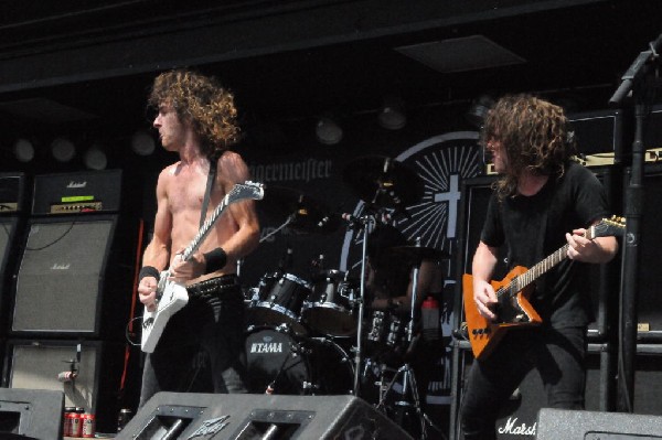 Airbourne at the Mayhem Festival Verizon Wireless Amphitheater