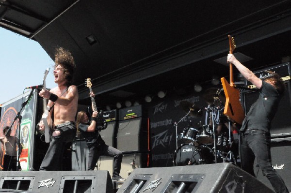 Airbourne at the Mayhem Festival Verizon Wireless Amphitheater