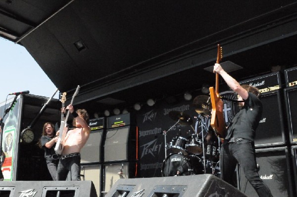 Airbourne at the Mayhem Festival Verizon Wireless Amphitheater