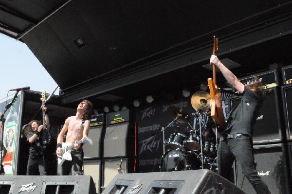 Airbourne at the Mayhem Festival Verizon Wireless Amphitheater