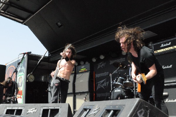 Airbourne at the Mayhem Festival Verizon Wireless Amphitheater