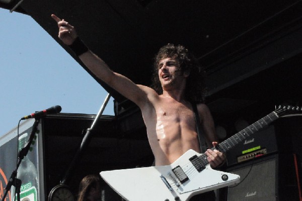 Airbourne at the Mayhem Festival Verizon Wireless Amphitheater