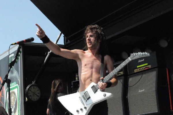 Airbourne at the Mayhem Festival Verizon Wireless Amphitheater