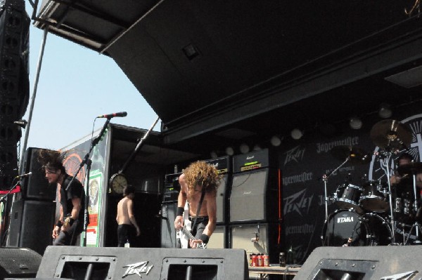 Airbourne at the Mayhem Festival Verizon Wireless Amphitheater