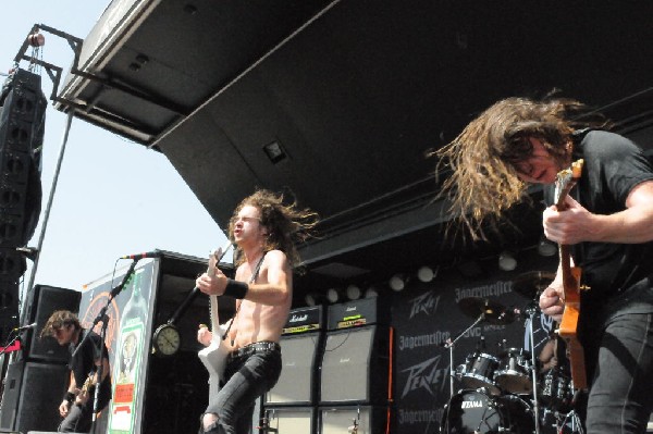 Airbourne at the Mayhem Festival Verizon Wireless Amphitheater