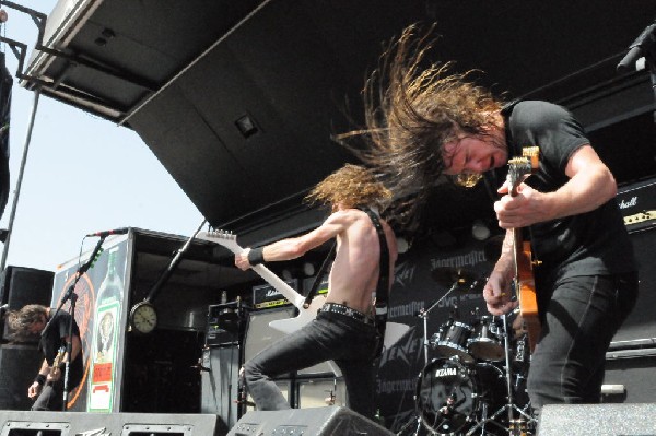 Airbourne at the Mayhem Festival Verizon Wireless Amphitheater