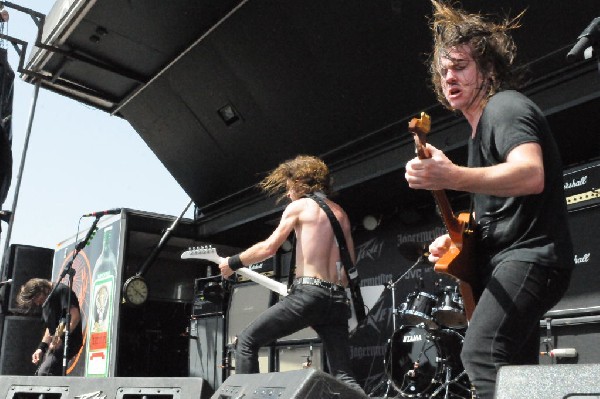 Airbourne at the Mayhem Festival Verizon Wireless Amphitheater