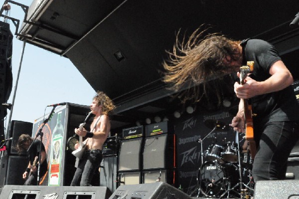 Airbourne at the Mayhem Festival Verizon Wireless Amphitheater