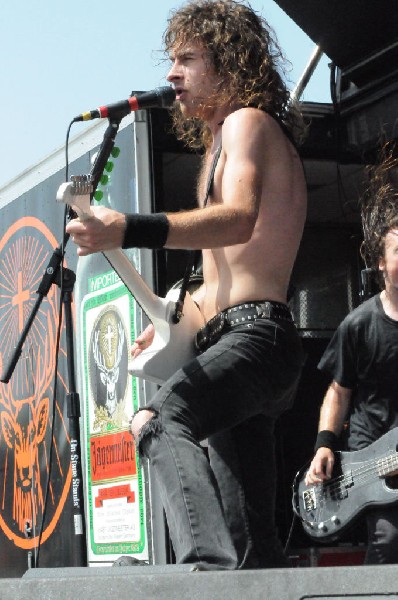 Airbourne at the Mayhem Festival Verizon Wireless Amphitheater