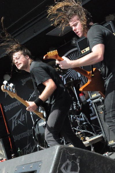 Airbourne at the Mayhem Festival Verizon Wireless Amphitheater