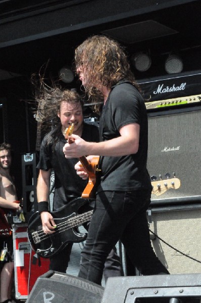 Airbourne at the Mayhem Festival Verizon Wireless Amphitheater