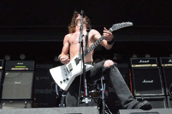 Airbourne at the Mayhem Festival Verizon Wireless Amphitheater