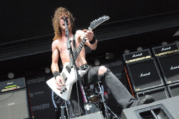 Airbourne at the Mayhem Festival Verizon Wireless Amphitheater