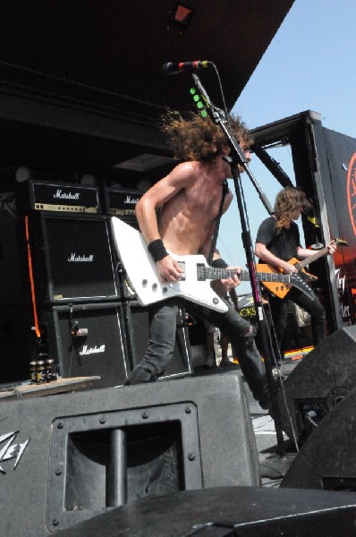 Airbourne at the Mayhem Festival Verizon Wireless Amphitheater