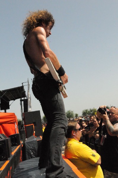 Airbourne at the Mayhem Festival Verizon Wireless Amphitheater