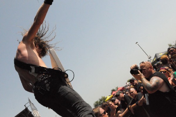 Airbourne at the Mayhem Festival Verizon Wireless Amphitheater