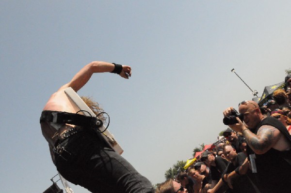 Airbourne at the Mayhem Festival Verizon Wireless Amphitheater